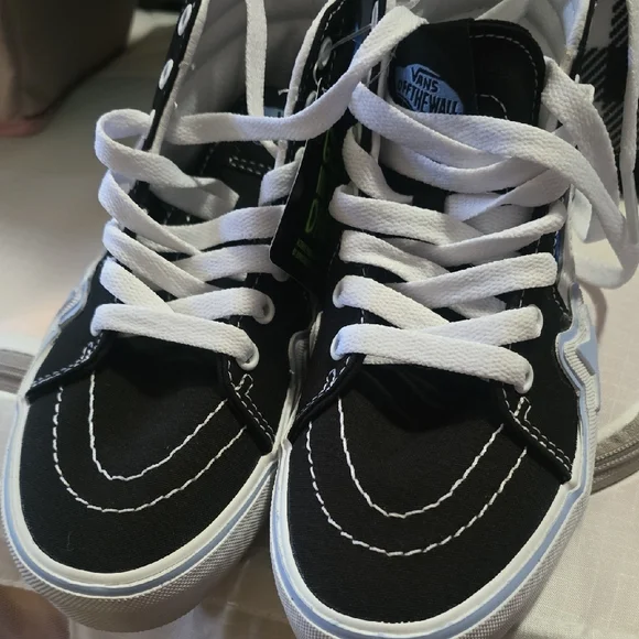 Kids VANS Glow-in-the-Dark High-Top Sneakers - Picture 3 of 3